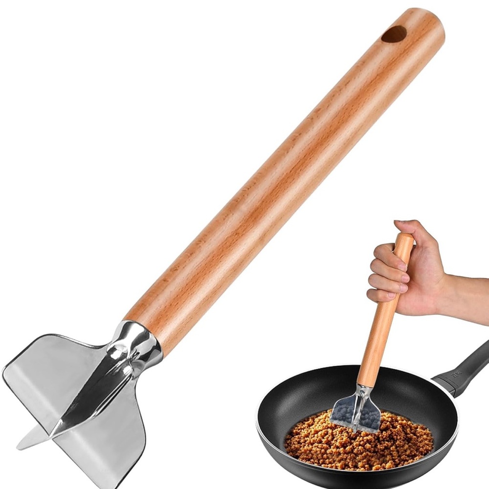 Wooden Handle Meat Chopper